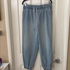 Forever 21 Denim Blue Joggers